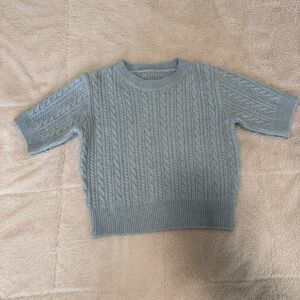 Knitted Cropped Sweater